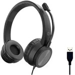 CONCEPTRONIC Headset Stereo USB-A/Mikro/Bedien./ANC 2.00m sw Eingabe / Ausgabe
