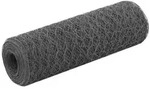 vidaXL Drahtzaun Stahl mit PVC-Beschichtung 25x0,5 m Grau