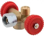 "Doppelabzweigventil 09-706 R1/4" lks. GOK"