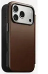Nomad Modern Leather Folio iPhone 17 Pro Brown