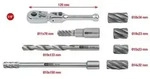 "KS TOOLS 1/4" MASTER ABS-Sensoren-Reibahlen-Satz 8tlg. - 150.2410"