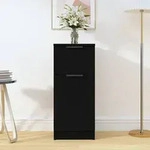 vidaXL Sideboard Schwarz 30x30x70 cm Holzwerkstoff