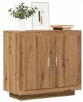 vidaXL Sideboard Artisan-Eiche 80x40x75 cm Holzwerkstoff