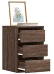 vidaXL Kommode Braun Eichen-Optik 40x41x58 cm Holzwerkstoff