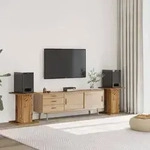 vidaXL Lautsprecherst&auml;nder 2 Stk. Altholz-Optik 30x30x60 cm