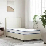vidaXL Memory-Schaum-Matratze 90x190x17 cm Wei&szlig;