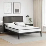 vidaXL Matratze 2 pcs Wei&szlig; und Grau 70 x 190 cm Bonell Feder