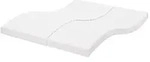 vidaXL Schaumstoffmatratze Wei&szlig; 200x210 cm 7-Zonen H&auml;rtegrad 20 ILD