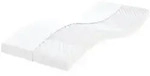 vidaXL Schaumstoffmatratze Wei&szlig; 90x200 cm 7-Zonen H&auml;rtegrad 20 ILD