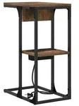 vidaXL Nachttisch Ger&auml;ucherte Eiche 41,5 x 26 x 60,5 cm Holzwerkstoff
