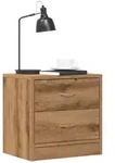 vidaXL Nachttische 2 Stk. Artisan-Eiche 40x30x40 cm Holzwerkstoff
