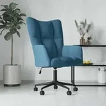 vidaXL Relaxsessel Blau Samt
