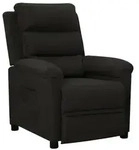 vidaXL Relaxsessel Schwarz Stoff