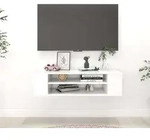 vidaXL TV-H&auml;ngeschrank Wei&szlig; 100x30x26,5 cm Holzwerkstoff