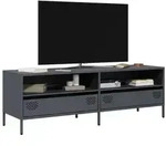 vidaXL TV-Schrank Anthrazit 135x39x43,5 cm Kaltgewalzter Stahl