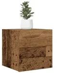 vidaXL TV-Wandschr&auml;nke 2 Stk. Altholz-Optik 30,5x30x30 cm
