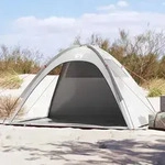 vidaXL Strandzelt Grau Wasserdicht