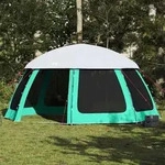 vidaXL Poolzelt mit abnehmbarem &Uuml;berzelt Netzw&auml;nden Meergr&uuml;n 510x510cm