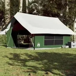 vidaXL Campingzelt 5 Personen Gr&uuml;n Wasserdicht