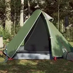 vidaXL Kuppel-Campingzelt 2 Personen Gr&uuml;n Wasserdicht