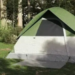 vidaXL Kuppel-Campingzelt 2 Personen Gr&uuml;n Wasserdicht