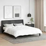 vidaXL Sommerdecke Wei&szlig; 240 x 220 cm Feder