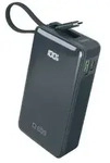 Powerbank SBS 10000 mAh 20W integriertem USB-C-Kabel Digitalanzeige - dunkelgrau