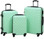 vidaXL Hartschalen-Trolley-Set 3 Stk. Minzgr&uuml;n ABS