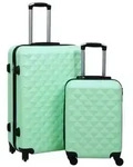 vidaXL Hartschalen-Trolley-Set 2 Stk. Minzgr&uuml;n ABS