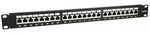 "equip Pro - Patch Panel - RJ-45 X 24 - Schwarz - 1U - 48.3 cm (19")"