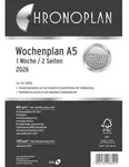 Wochenplan A5 1 Woche/2 Seiten Kalendarium 2026