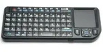 Mini Funk Tastatur mit Touchpad & Beleuchtung - schwarz, US Layout