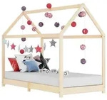 vidaXL Kinder-Bettgestell Massivholz Kiefer 90 x 200 cm
