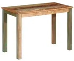 vidaXL Esstisch 110x55x76 cm Altholz Massiv