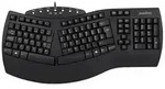 Perixx PERIBOARD-512 UK, Ergonomische USB-Tastatur, schwarz Eingabe / Ausgabe M&auml;use
