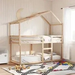 vidaXL Dach f&uuml;r Kinderbett 203x80,5x142 cm Massivholz Kiefer