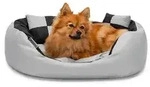 lionto Hundebett, stilvolles 4-in-1 Hundek&ouml;rbchen, wasserabweisend, kratzfest &