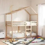 vidaXL Dach f&uuml;r Kinderbett 203x95,5x142 cm Massivholz Kiefer