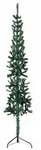 vidaXL K&uuml;nstlicher Halb-Weihnachtsbaum mit St&auml;nder Schlank Gr&uuml;n 210 cm
