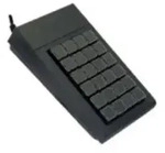 Active Key AK-100/24 - Tastatur - USB - Schwarz