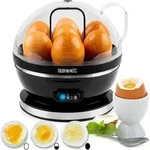 Duronic EB27 BK Eierkocher 7 Eier 400 Watt Fr&uuml;hst&uuml;cksei &Uuml;berhitzungsschutz