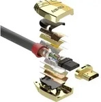 Lindy Gold HDMI mit Ethernetkabel