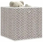 vidaXL Faltboxen 10 Stk. Braun 32x32x32 cm Vlies