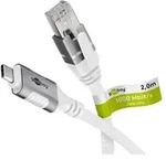 Goobay 74176 Ethernet-Kabel USB-CTM 3.1 auf RJ45, 2 m, 2 m, wei&szlig; - verbindet...