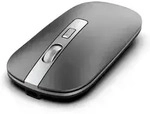 Inca Maus kabellos Bluetooth Optisch 1600 DPI Wireless Funkmaus Grau