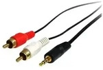 StarTech.com 90cm 3,5mm Klinke auf Cinch Audiokabel