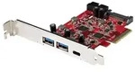 StarTech.com USB-C PCIe Karte mit 5 Ports - 10 Gbit/s USB 3.1 Gen 2 PCIe Karte mit 1x