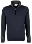 Hakro Zip-Sweatshirt Contrast Performance 476 Tinte Gr. L