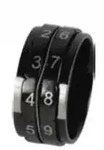 Reihenz&auml;hler Ring Size 8 ( Innendurchmesser 18,2 mm)