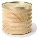 TESORA WOOD JWL BOX NAT/BRAS